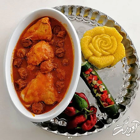خورش مرغ و آلو غذای آب پز انواع غذای آب پز, غذای آب پز, غذای آب پز شده